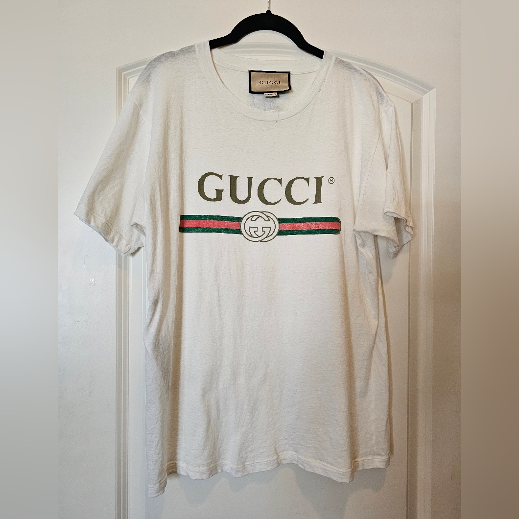 Authentic Gucci Oversized Weathered T-Shirt
